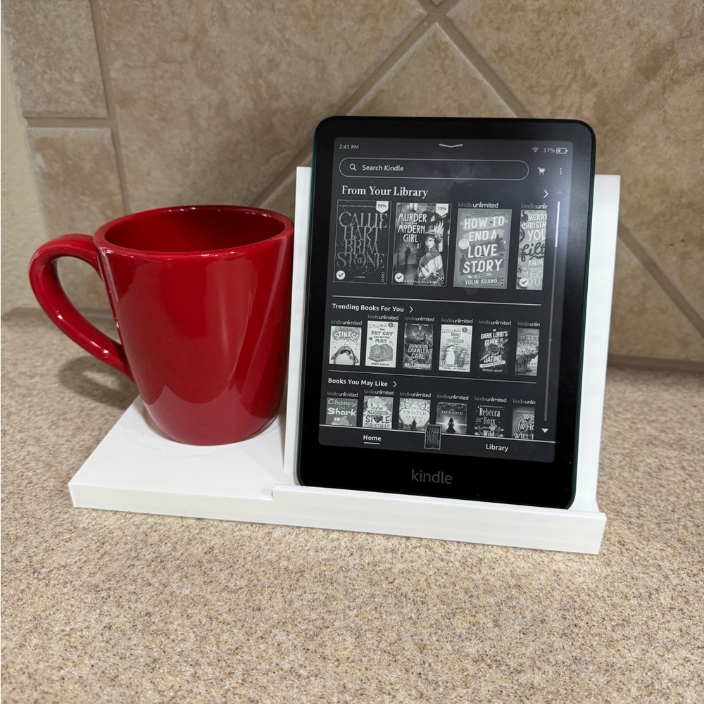 3D Printed Kindle / Tablet Book Holder – Hands Free Reading Stand